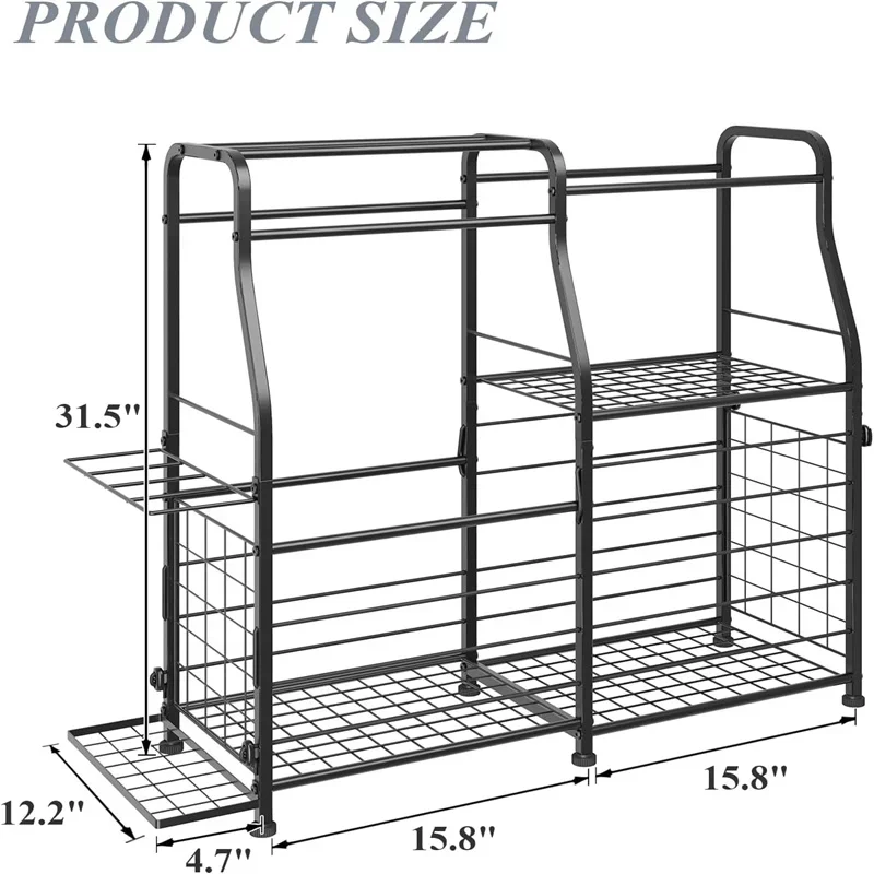 Sports Equipment Garage Storage - 2026 Ball Storage Rack Garage Organizer