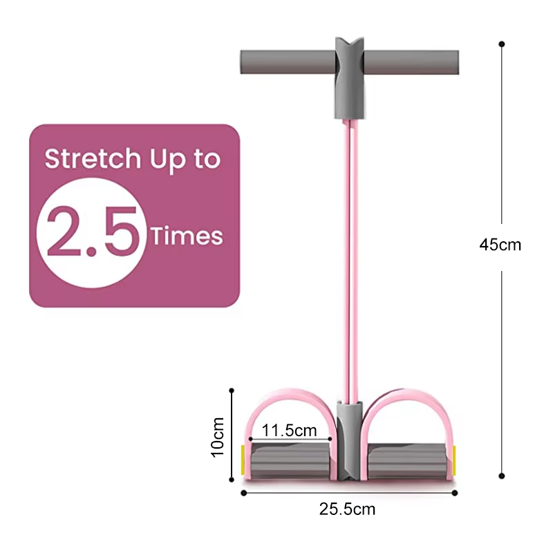 4-Tube Resistance Bands Yoga P - Sports Equipment Supplies recension och pris
