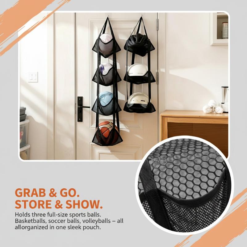 Wall Mounted Basketball Storag - Sports Equipment Garage Storage recension och pris