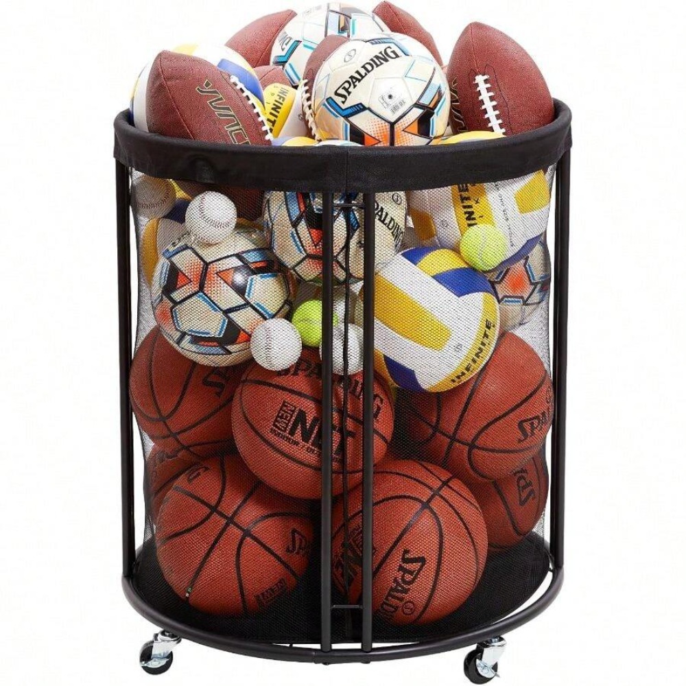 Heavy Duty Ball Storage Bin Ca - Sports Equipment Garage Storage recension och pris