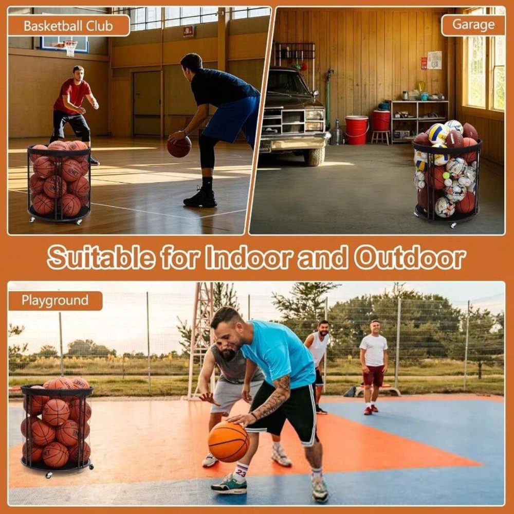 Heavy Duty Ball Storage Bin Ca - Sports Equipment Garage Storage recension och pris