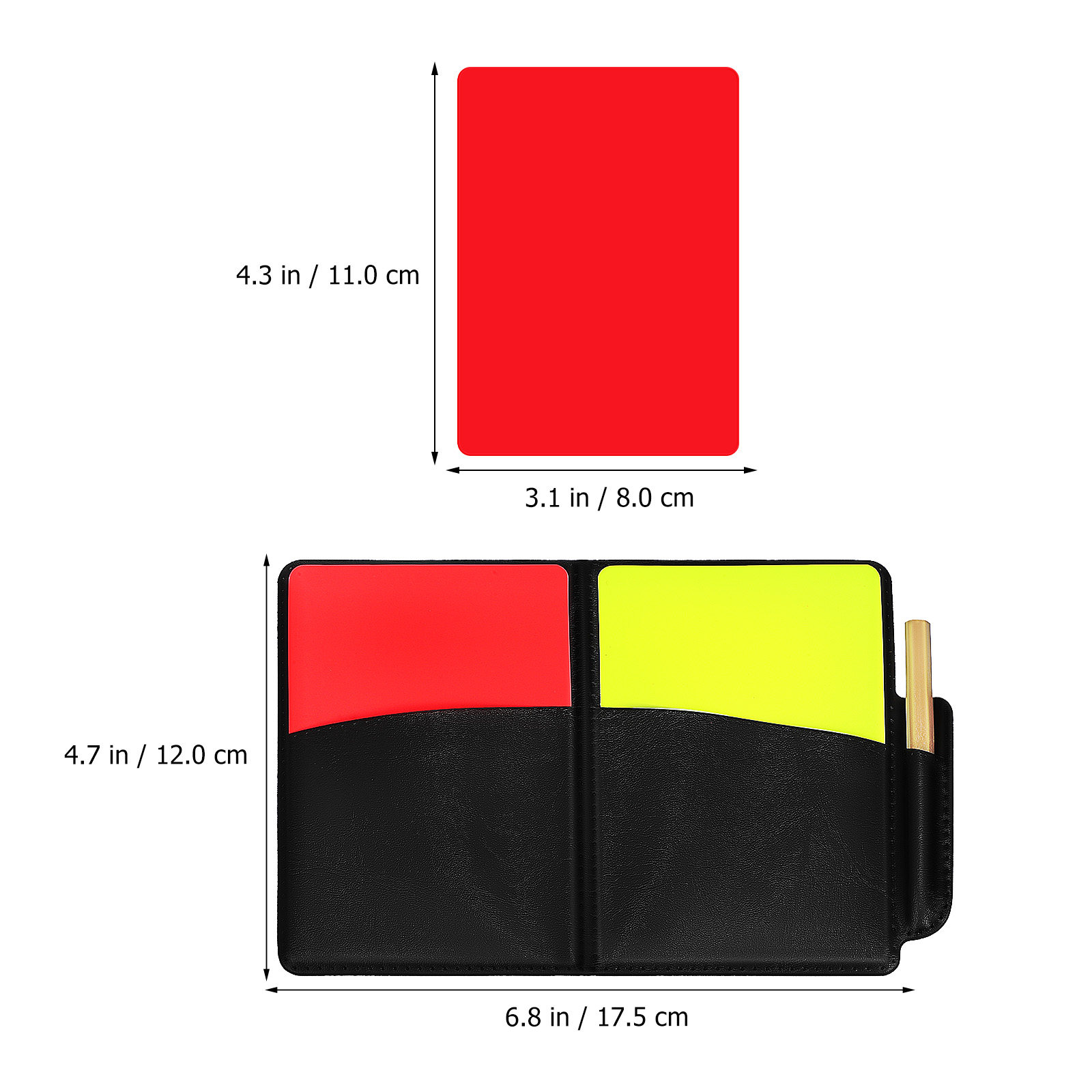 1Set Referee Set Red Yellow Ca - Sports Equipment Set recension och pris
