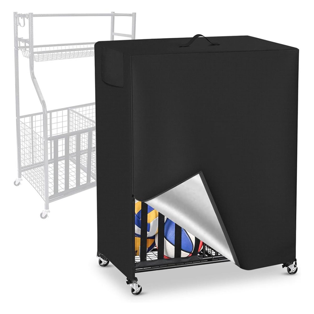 Basketball Rack Cover Garage S - Sports Equipment Garage Storage recension och pris