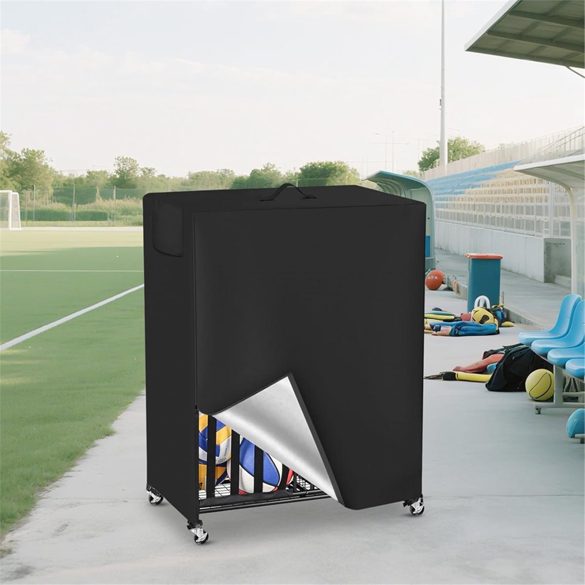 Basketball Rack Cover Garage S - Sports Equipment Garage Storage recension och pris
