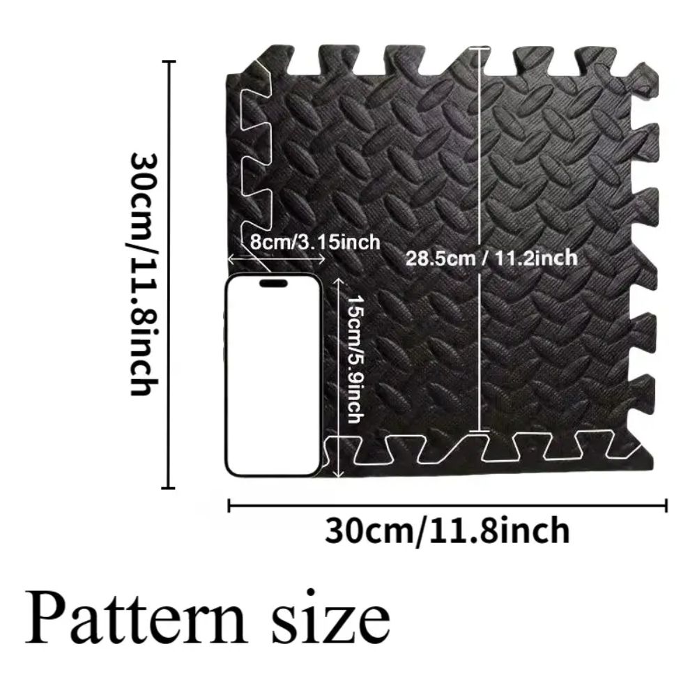 16 Piece Fitness Yoga Mat Soft - Sports Equipment Supplies recension och pris