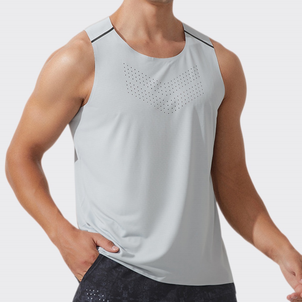 Men Gym Vest Quick Dry Running - Sports Equipment Logo recension och pris