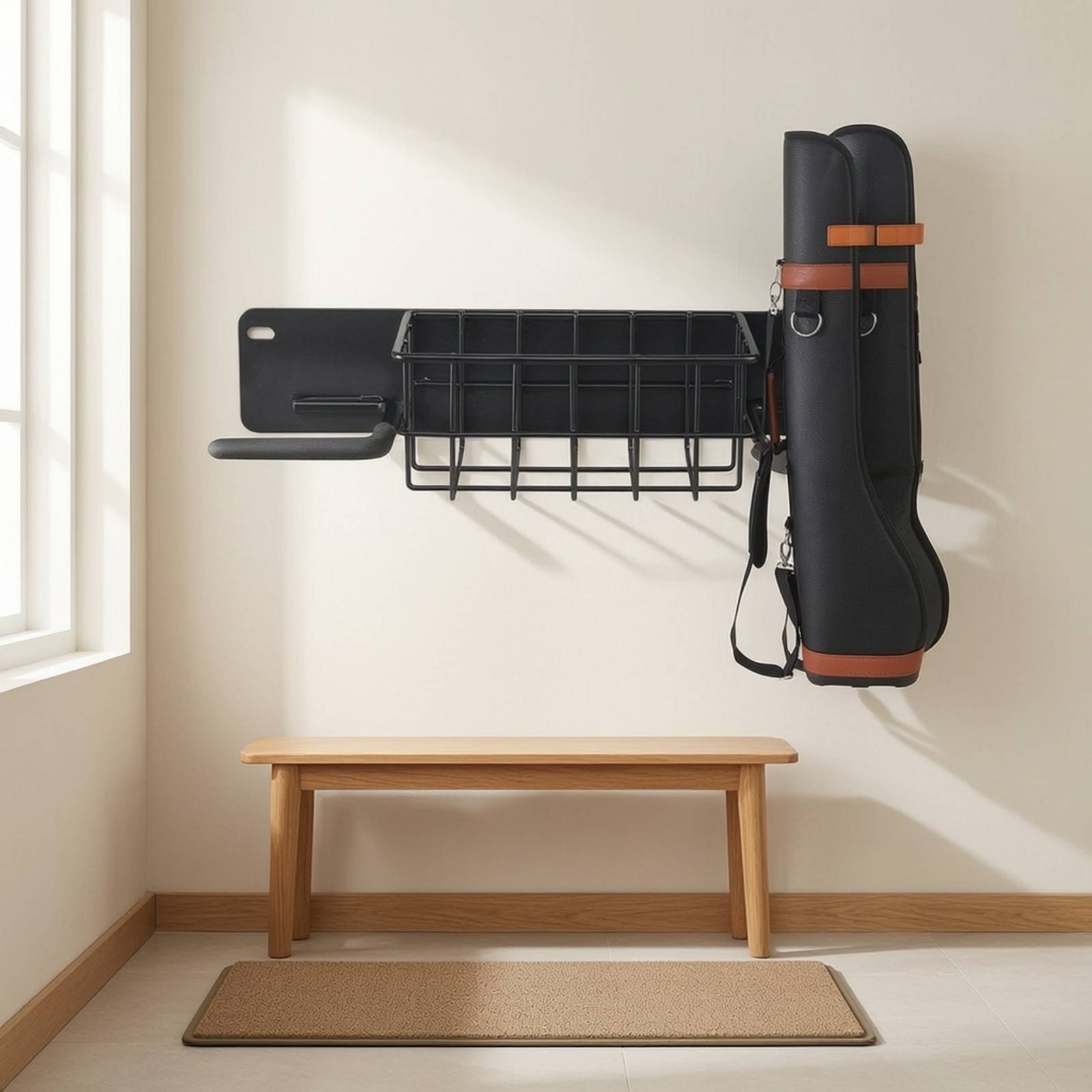 Golf Storage Rack Wall-Mounted - Sports Equipment Garage Storage recension och pris