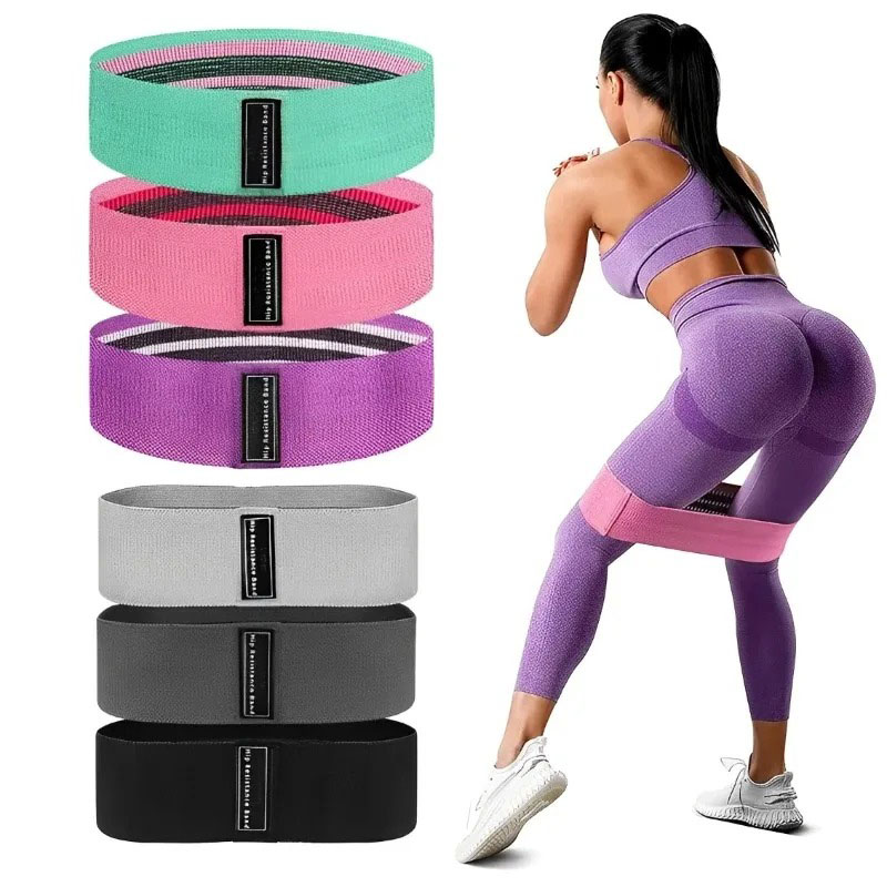 3Pcs Fabric Resistance Hip Boo - Sports Equipment Supplies recension och pris