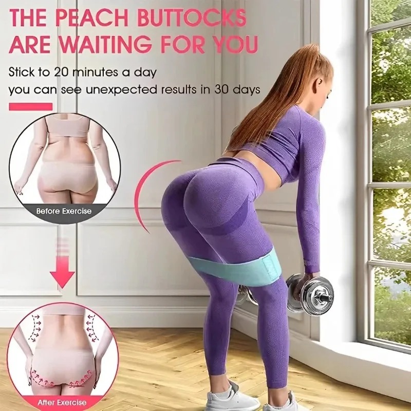 3Pcs Fabric Resistance Hip Boo - Sports Equipment Supplies recension och pris