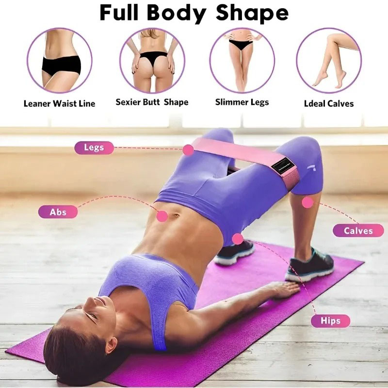 3Pcs Fabric Resistance Hip Boo - Sports Equipment Supplies recension och pris