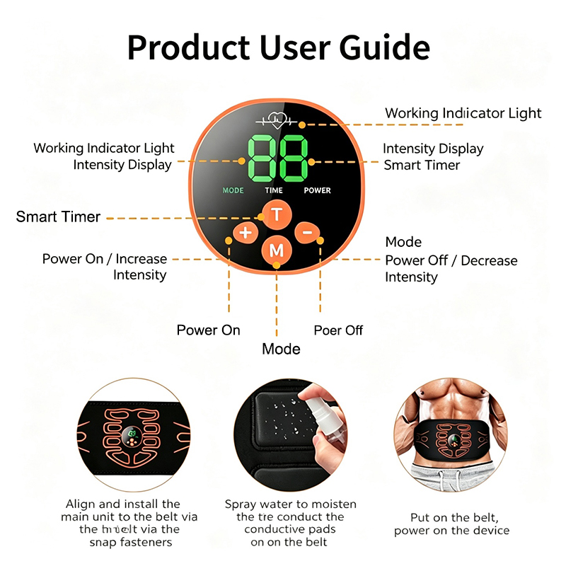 Abdominal Toning Belt Smart Ab - Sports Equipment Online recension och pris