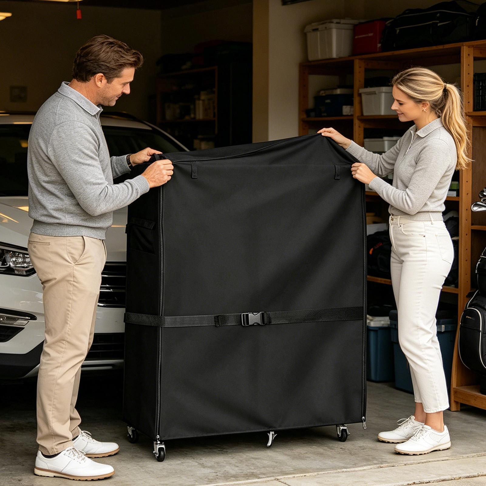 Golf Bag Storage Rack Cover Ox - Sports Equipment Garage Storage recension och pris