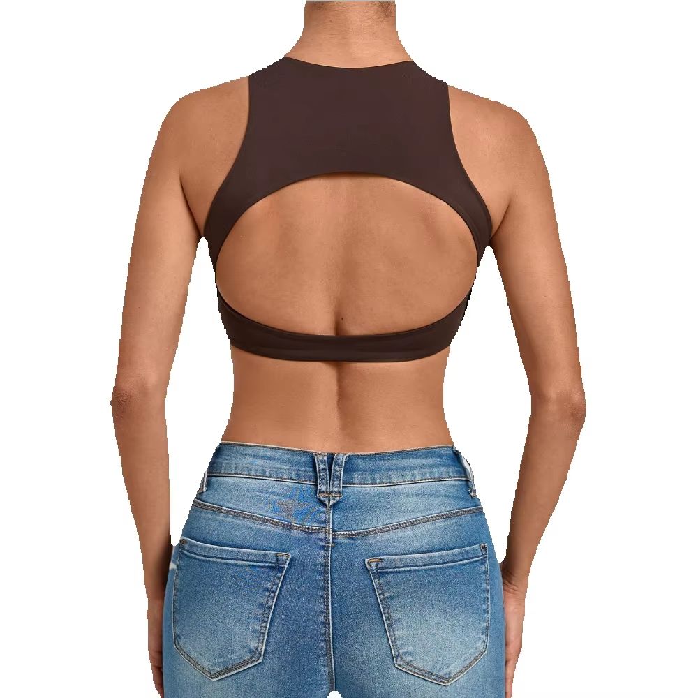 Women High Neck Sports Bra Pad - Sports Equipment Logo recension och pris
