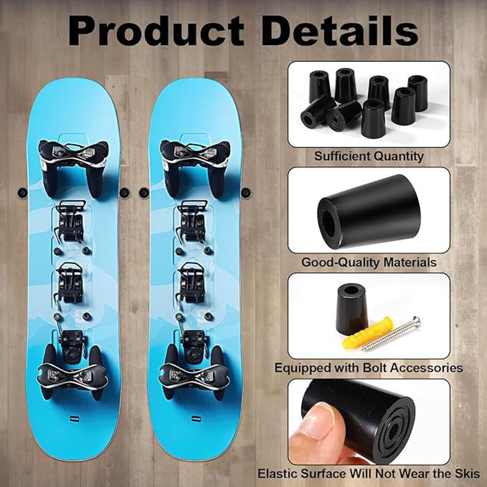 Ski Holders For Wall Vertical  - Sports Equipment Garage Storage recension och pris