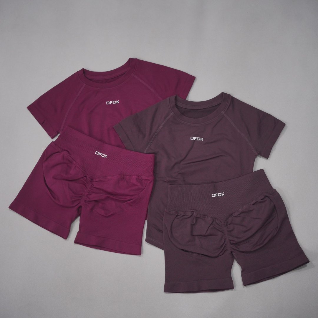 DFWomen 2Pcs Seamless Yoga Set - Sports Equipment Set recension och pris